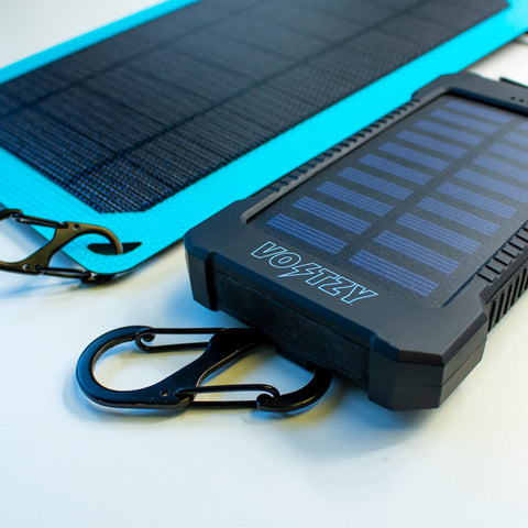Voltzy PowerBank + Solar Panel Combo